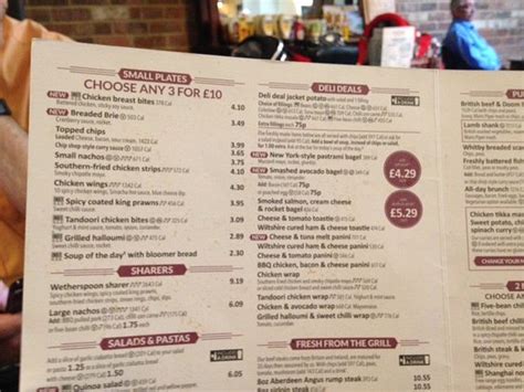 Wetherspoons Drinks Menu / Wetherspoons to take Sunday dinner off the ...