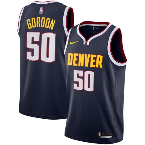 Denver Nuggets Nike Icon Edition Swingman Jersey – Navy – Aaron Gordon ...