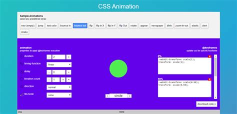 Css animation generator - Hex colors picker