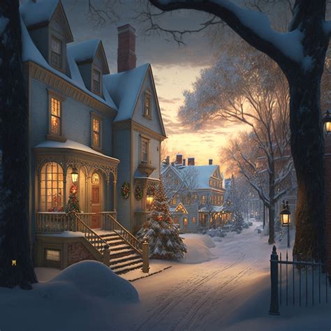 ArtStation - Christmas village