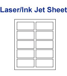 Laser label sheets - LASER SHEETS - PAPER PRODUCTS