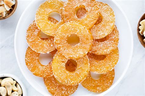 Sweet and Chewy Candied Pineapple Recipe