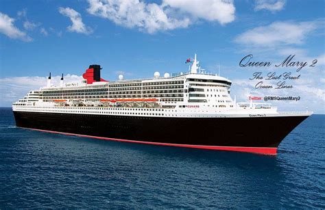 Queen Mary 2, the largest ocean liner ever built, stops in Newport on July 6th and October 5th ...