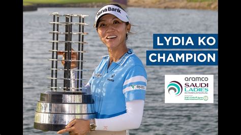 Lydia Ko is the 2023 Aramco Saudi Ladies International Champion ...