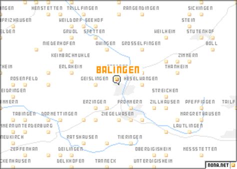 Balingen (Germany) map - nona.net