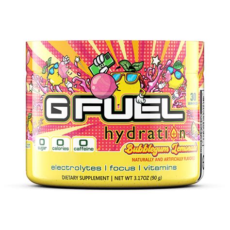 G FUEL Hydration Formula | Bubblegum Lemonade