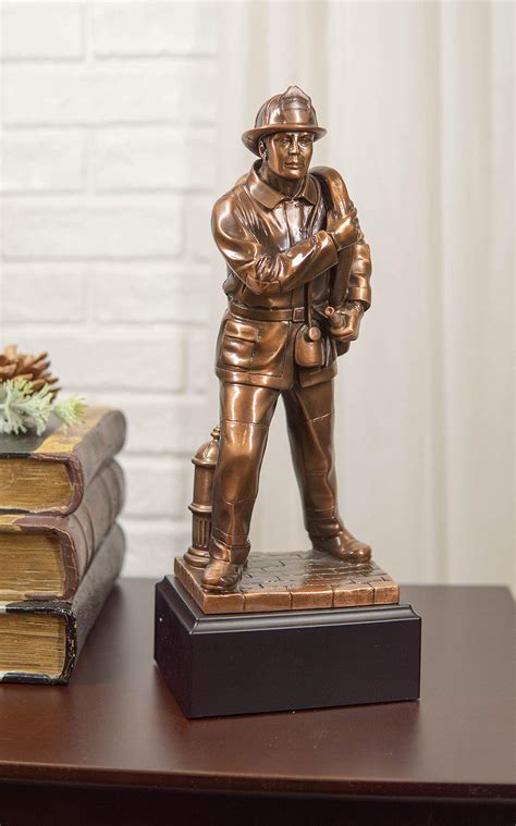 Buy Gifts & Decor Ebros Men of Duty Civil Hero Fireman Carrying Hose by ...