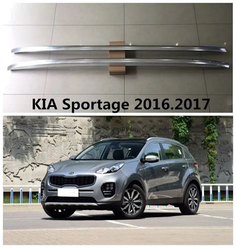 For KIA Sportage 2016.2017 Roof Racks Car Luggage Rack High Quality Brand New Aluminium Paste ...