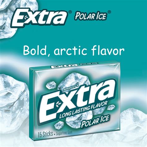 EXTRA Polar Ice Sugarfree Chewing Gum, 15-Stick Single Pack | EXTRA®