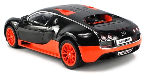 Licensed Bugatti Veyron 16.4 Super Sport Electric RC Car 1:16 Scale RTR w/ Bright LED Lights ...