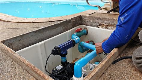 Swimming Pool Maintenance Stock Photo - Download Image Now - iStock