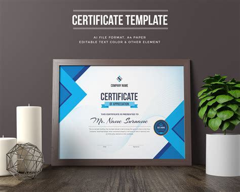 Certificate | Stationery Templates ~ Creative Market