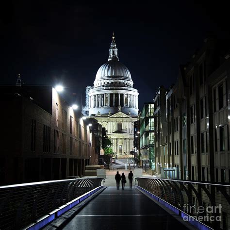 St Paul's Cathedral at night Photograph by Jane Rix | Fine Art America