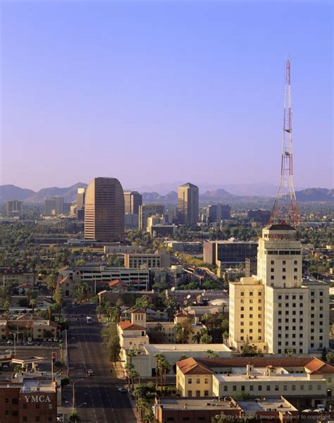 Downtown Phoenix skyline | Skyline, Foto, Afbeeldingen