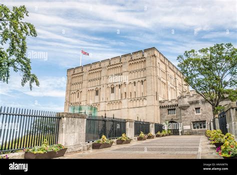 Norwich Castle Museum & Art Gallery, Norfolk, England, UK Stock Photo ...