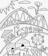 Fun Fair Coloring Pages Sketch Page sketch template