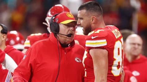 Video of Andy Reid's Angry Reaction to Travis Kelce Goes Viral