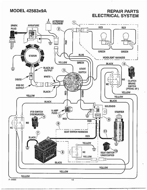 4 Pole Starter Solenoid Wiring Diagram Lawn Mower