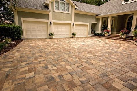 Create a grand entrance to your home with Mega Olde Towne Sierra pavers ...