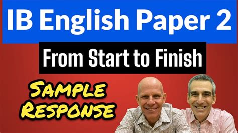 IB English A: Paper 2 Start to Finish Video #9 - Scoring the Sample - YouTube