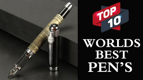 Top 10 Best Pen Brands in the World - YouTube