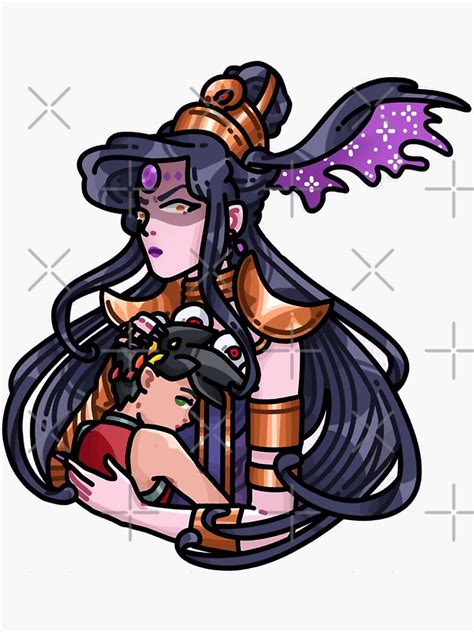 " Nyx Hades Game Sprite Nyx - Hades (Watercolor)" Sticker by ipo23 | Redbubble