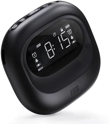 Digital Vibrating Alarm Clocks for Heavy Sleepers - Dual Alarms Bedside ...