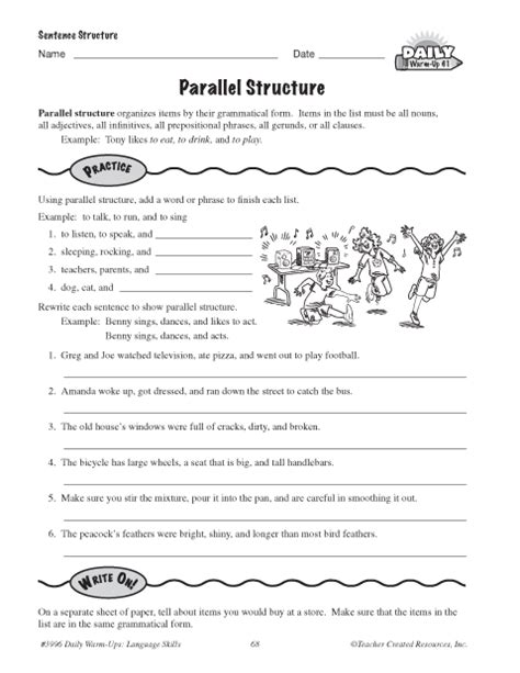 Parallel Structure | Education World