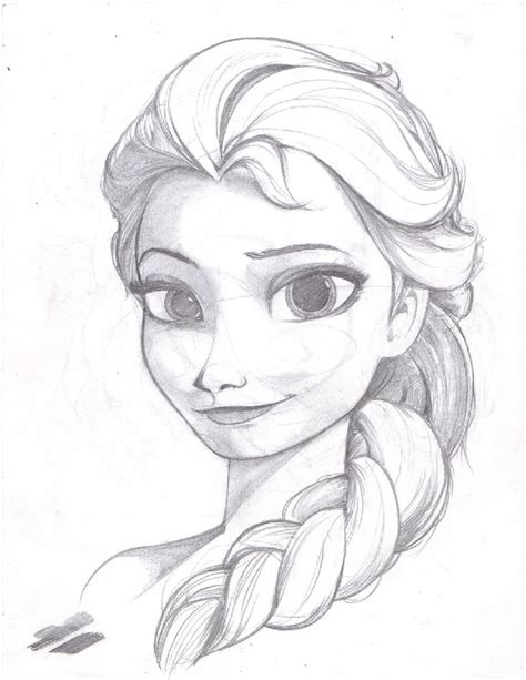 Elsa Frozen Drawing at PaintingValley.com | Explore collection of Elsa Frozen Drawing