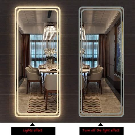 Wall Mounted LED Lighted Mirror For Hotel