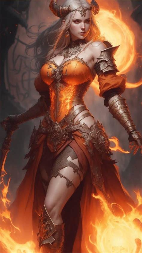 Fire Queen by IonicAI on DeviantArt