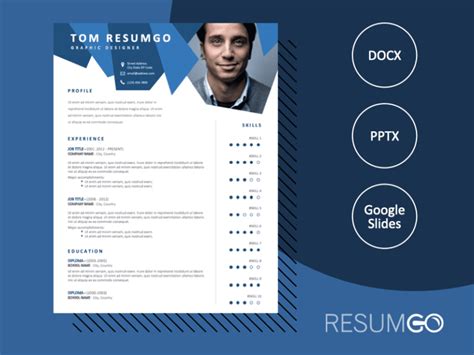 Free Creative Resume Templates - Instant Download