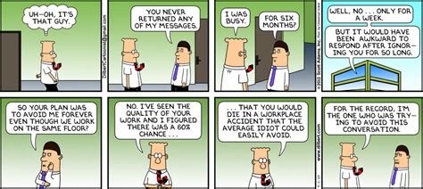 All day long. | Dilbert comics, Workplace humor, Comic strips