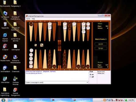 MSN Gaming Zone on Windows Internet Backgammon - YouTube