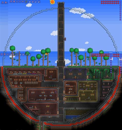 10 incredible Terraria creations | テラリア, 建築, 空