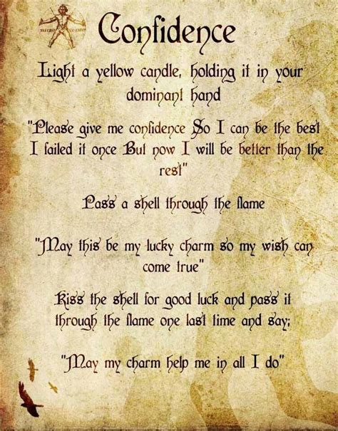 Confidence | Witchcraft spells for beginners, Wiccan spell book, Spells ...