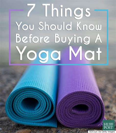 7 Things You Should Know Before Buying A Yoga Mat | HuffPost