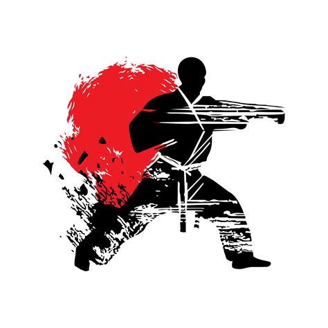 silhouette martial arts. perfect for karate, judo and other martial ...