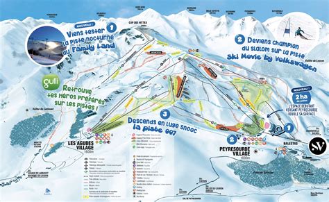 Peyragudes Piste Map | Plan of ski slopes and lifts | OnTheSnow