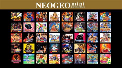 Neo Geo Mini: la lista completa dei giochi inclusi, confermati Metal Slug 3 e KOF '98