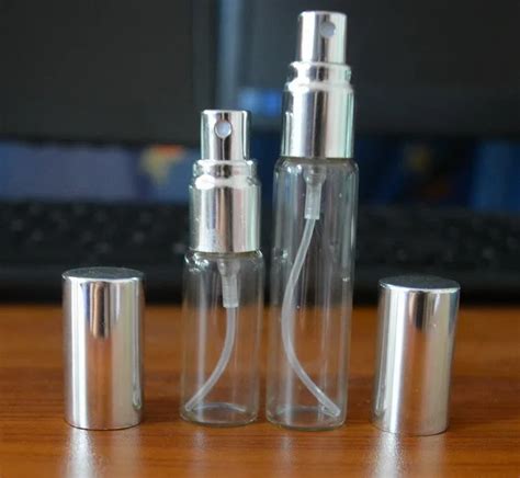 Wholesale 400pcs/lot MINI 10ML metal Aluminum Glass Perfume Refillable ...