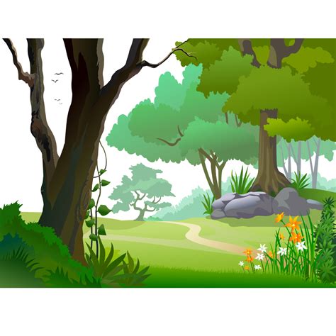 Clip art Vector graphics Desktop Wallpaper Forest Image - forest path ...