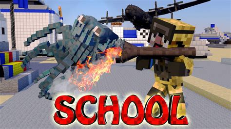 Minecraft School | Military School of Mods - CrazyCraft! (Orespawn, Weapons, Bosses) - YouTube