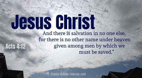 Daily Bible Verse | Salvation | Acts 4:12 (NKJV)