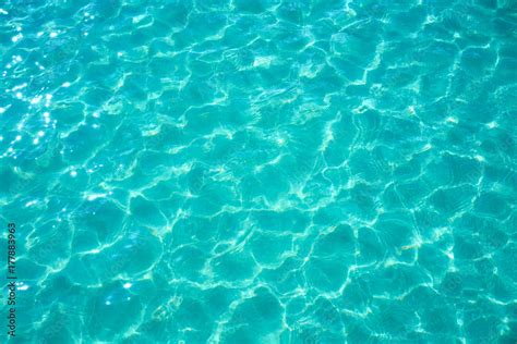 Tropical beach turquoise water texture Stock Photo | Adobe Stock