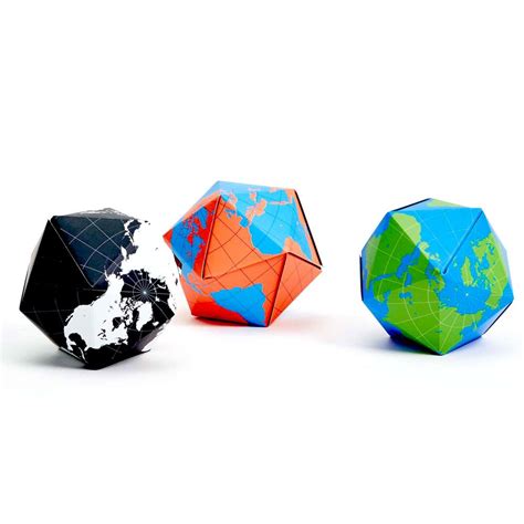 Dymaxion Folding Globe | $15 | Map, Map globe, Diy map