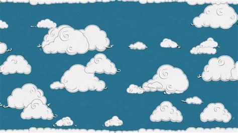 ArtStation - cartoon clouds animated