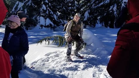 Snowshoeing with a Park Ranger at Crater Lake