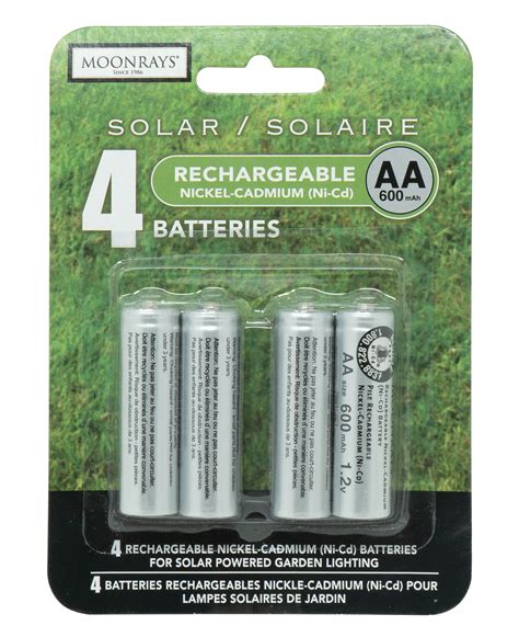 Moonray 997125 Solar AA NICD Battery - Walmart.com