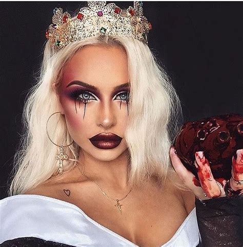 glam and scary halloween makeup Beautiful Halloween Makeup, Scary ...